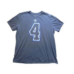 Dallas Cowboys Shirt Adult Extra Large Nike Dak Prescott‎ #4 NFL Football Mens